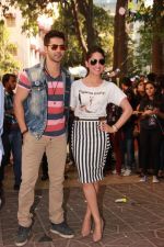 Varun Dhawan, Yami Gautam promote Badlapur at National college festival on 13th Feb 2015